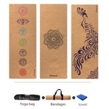 New Cork Natural Rubber Yoga Mat