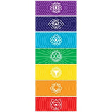 Colorful Rubber Yoga Mat