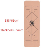 Different designs  cork yoga mat