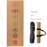 Natural Rubber Cork Yoga Mat