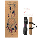 Natural Rubber Cork Yoga Mat