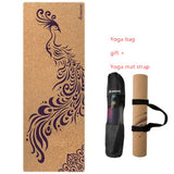 Natural Rubber Cork Yoga Mat