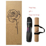 Natural Rubber Cork Yoga Mat