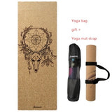 Natural Rubber Cork Yoga Mat